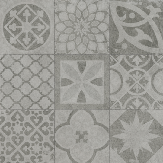 Cerasolid Aurora 60x60x3 Decor, wisselende motieven